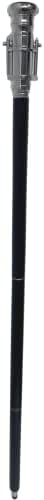 Walking Cane with Telescope Brass Handle Foldable Nautical Wooden Walking Stick