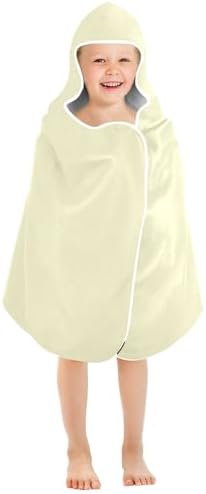 GAIGEO Cream Kids Hooded Bath Towel Quick Dry