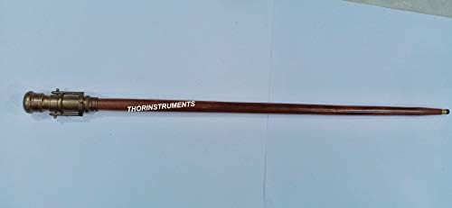 THOR INSTRUMENTS Collectible Antique Brass Telescope Cane
