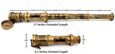 Pirate Brass Telescope with 30x Magnification