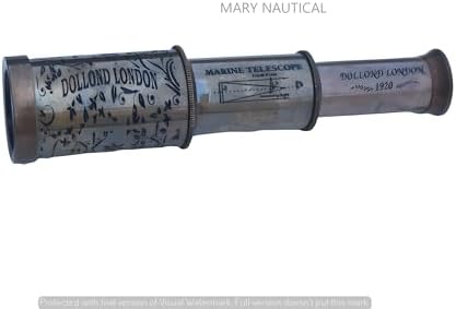 Mary Nautical Brass Spyglass Telescope with Box