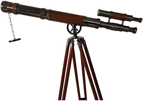 Nautical Brass Telescope with Black Chrome Finish