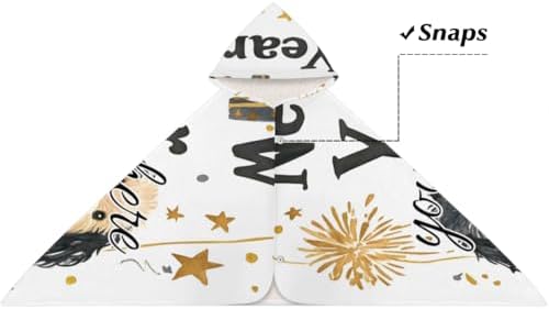 Christmas Dogs Personalized Kids Hooded Towel