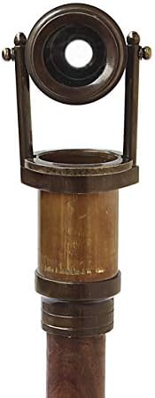 Antique Brass Telescope Walking Stick Collectible