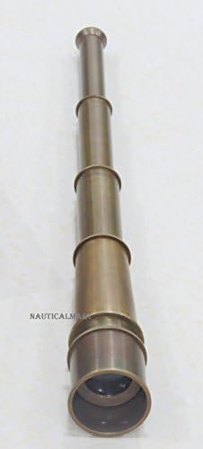 18 Inch Solid Brass Spyglass Telescope Handmade Collectibles Victorian