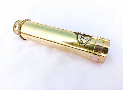 Heynz Pirate Monocular Brass Nautical Spyglass Telescope 12 Inch