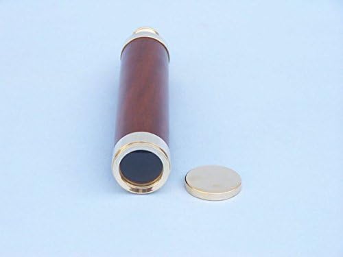 Hampton Nautical 3x Glass 101 Deluxe Spyglass Telescope Nautical Decor