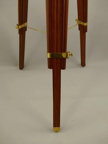 37 Inch Brass Telescope with Wooden Tripod