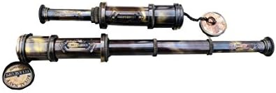Vintage Brass Spyglass Telescope 15x Magnification