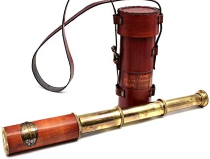 Pirate Brass Telescope 25x30 Magnification for Kids Adults