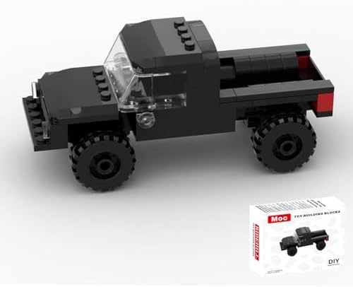 Speed Champions Building Blocks Classic Black Pickup Truck 85PCS