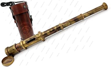 Pirate Brass Telescope with 30x Magnification