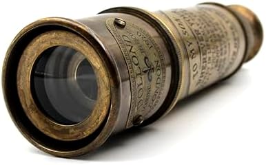 1920 Brass Maritime Telescope for My Son - Engraved Camping Gift