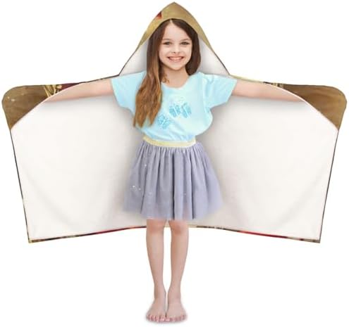 Personalized Christmas Beach Towel for Kids with Name