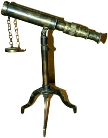Brass Telescope Nautical Decor 10 Inch Display