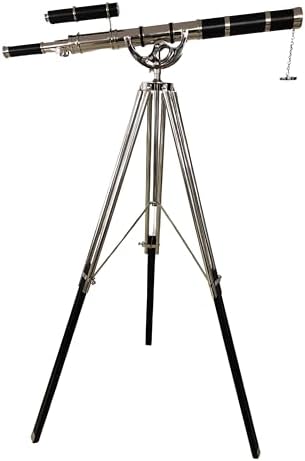 Nautical Handcrafted Brass Telescope with Chrome Finish