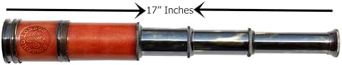 Antique Brass Telescope 15x Magnification