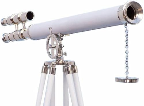 64 Inch Floor Standing Chrome Telescope with Tripod