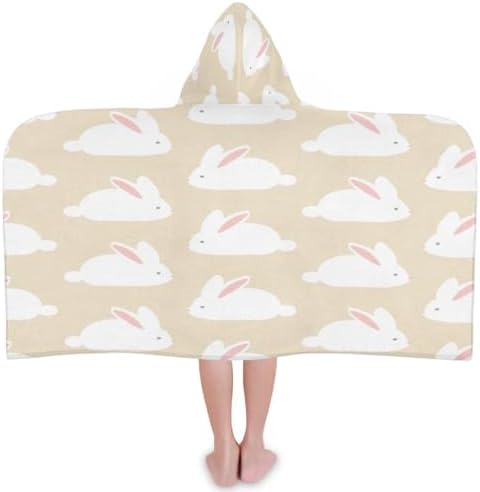 Funny Rabbit Pattern Kids Bath Towel 24x50 Inch