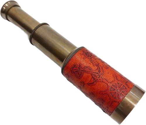 Decorative Collapsible Brass Spyglass Telescope