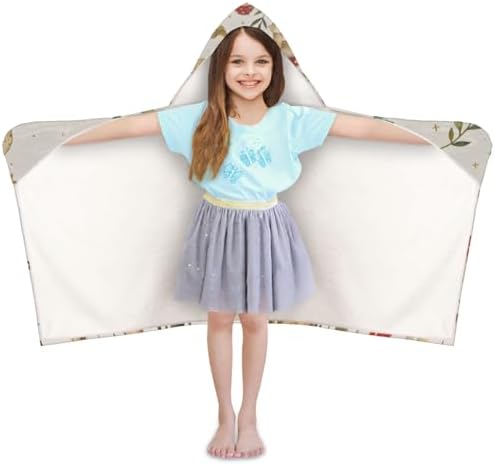 Modern Mushroom Personalized Kids Beach Towel for Boys Girls