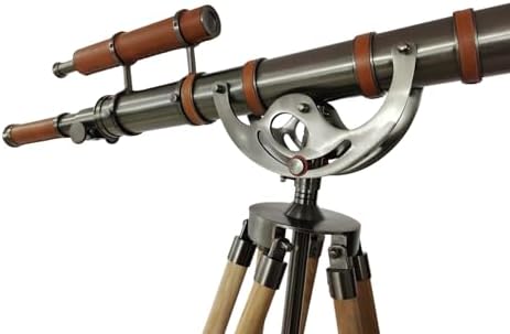 Nautical Brass Telescope with Royal Anchor Design