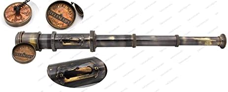 5MoonSun5 Pirate Brass Telescope with Lid