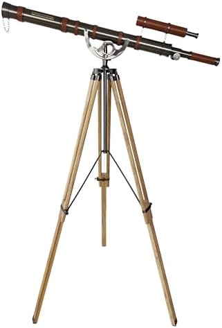 Nautical Brass Telescope with Royal Anchor Design