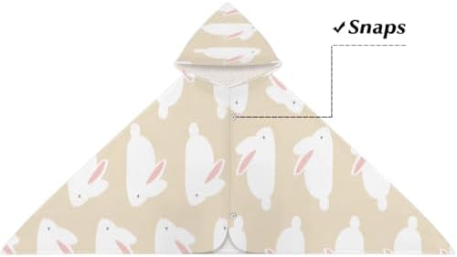 Funny Rabbit Pattern Kids Bath Towel 24x50 Inch
