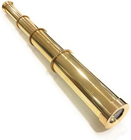 Nautical Handheld Pirate Brass Telescope 14 Inch Long