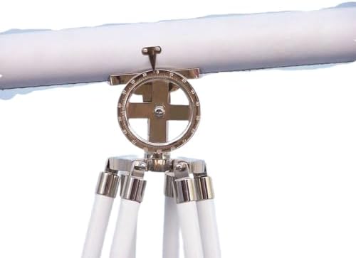 64 Inch Floor Standing Chrome Telescope with Tripod