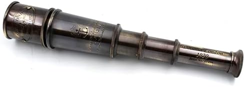 1920 Ship Captain Working Telescope with Brass Spyglass