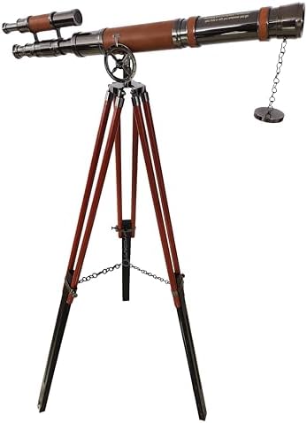Nautical Brass Telescope with Black Chrome Finish
