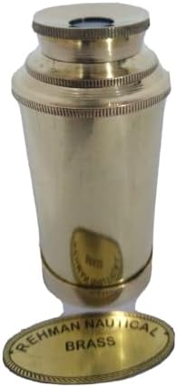Folding Telescope Brass Nautical Vintage Spyglass Display