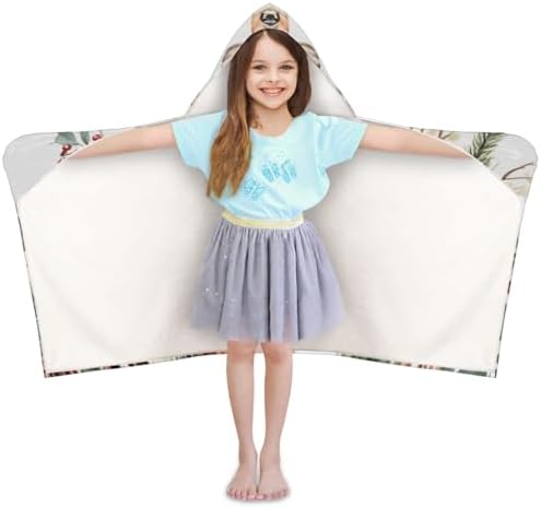 Christmas Deer Personalized Kids Beach Towel