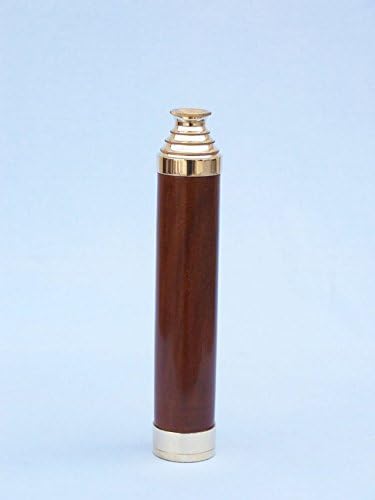 Hampton Nautical 3x Glass 101 Deluxe Spyglass Telescope Nautical Decor