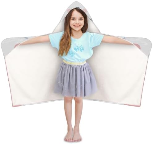 Personalized Cartoon Bear Kids Beach Towel for Boys Girls