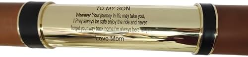 Nautical Brass Telescope with Heartfelt Quote