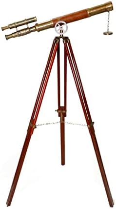 Antique Nautical Double Barrel Telescope