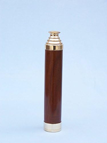 Nauticalmart Deluxe Solid Brass Spyglass 25 Inch with Rosewood Box