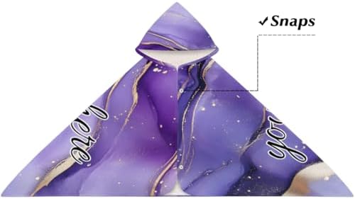 Purple Personalized Kids Beach Towel with Hood