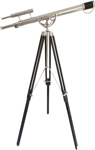 Navirock Antique Brass Floor Standing Telescope