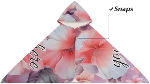 Personalized Kids Hooded Beach Towel with Name