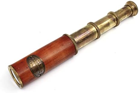 Pirate Brass Telescope 25x30 Magnification for Kids Adults
