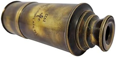 Brass Nautical Pirate Telescope 12x with Leather Case