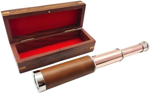 Vintage Brass Telescope 10 Inches in Box