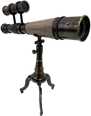 Antique Brass Telescope Pirate Spyglass Home Decor
