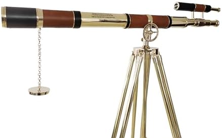 Nautical Brass Telescope with Heartfelt Quote