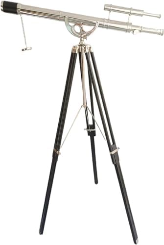 Navirock Antique Brass Floor Standing Telescope