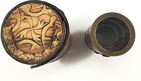 Nautical Handheld Pirate Brass Telescope with Case 1